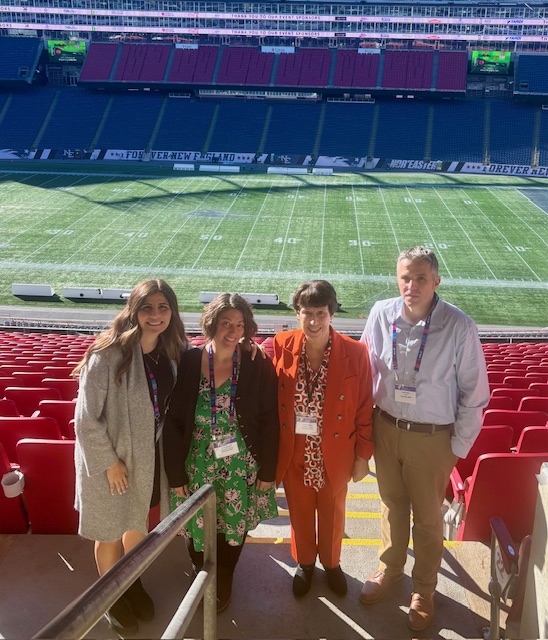 November 18, 2025 was a fun day for us representing the Cambridge YMCA at Gillette Stadium!